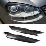 Volkswagen Golf MK5 Carbon Fibre Headlight Eyebrows (2006 - 2009) - Image 2