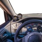 Dual gauge pod mount for 01-07 EVO 7 8 9 Lancer functional defrost vent - Image 4